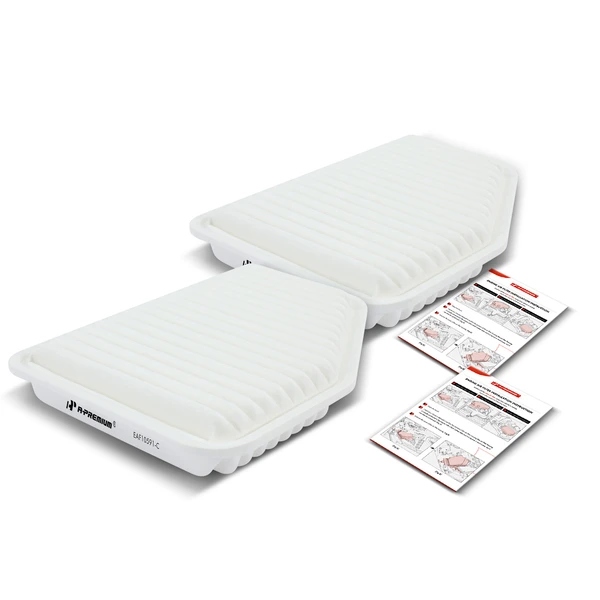 2 Pcs Engine Air Filter for Chevrolet Caprice 11-17 SS 14-17 Pontiac G8 08-09