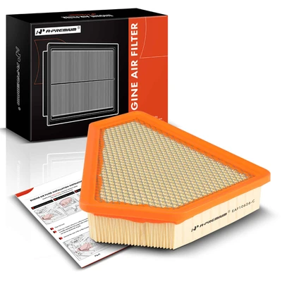 Engine Air Filter with Flexible Panel