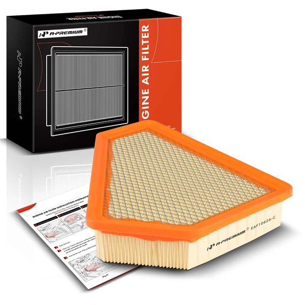 Engine Air Filter with Flexible Panel for 2008-2014 Cadillac CTS