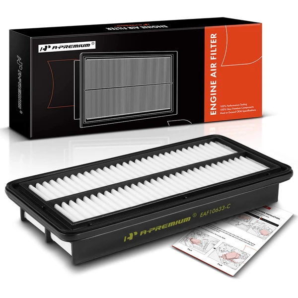 Engine Air Filter with Rigid Panel for Suzuki SX4 2007-2009 L4 2.0L