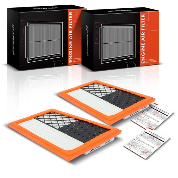 4 Pcs Engine Air Filter for Mercedes-Benz W211 X164 E320 E350 GL320 GL350 ML320