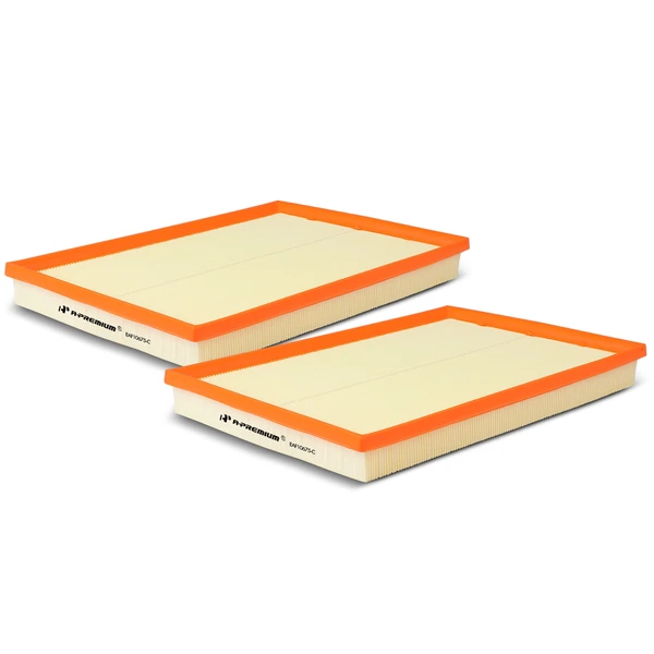 2 Pcs Engine Air Filter for BMW E70 X5 2007-2010 L6 3.0L Flexible Panel