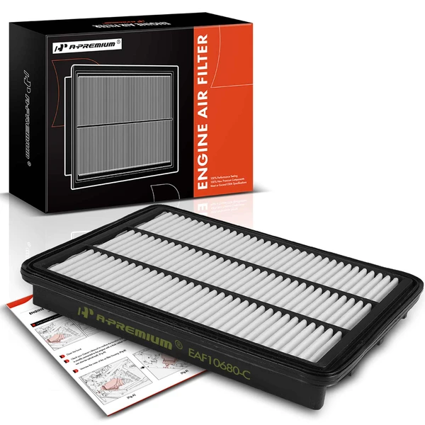 Engine Air Filter with Rigid Panel for 2009-2011 Kia Borrego