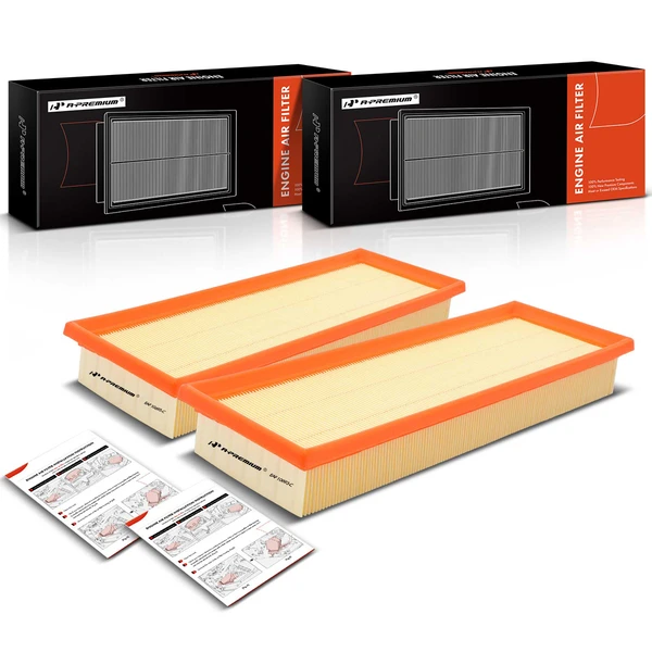 2 Pcs Engine Air Filter for 2007-2015 Mini Cooper