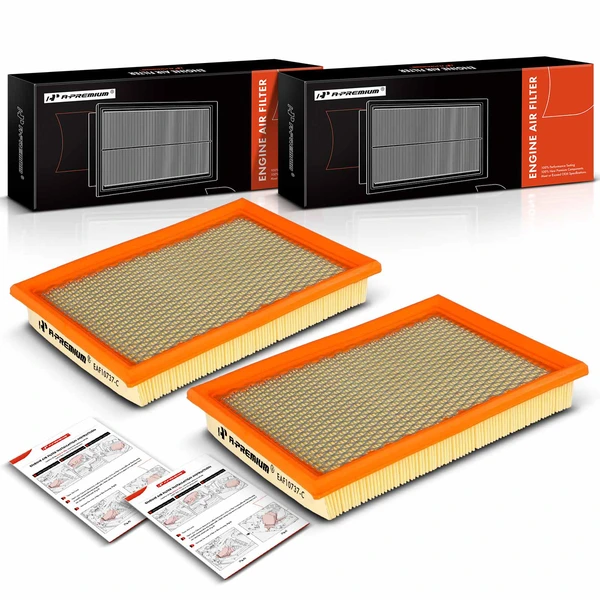 2 Pcs Engine Air Filter for Dodge Intrepid Chrysler Concorde 1998-2004 300M