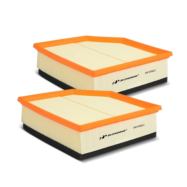 2 Pcs Engine Air Filter for Volvo XC90 2007-2014 L6 3.2L Flexible Panel