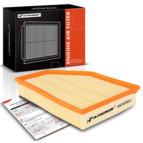 Engine Air Filter with Flexible Panel for 2005-2011 Volvo XC90