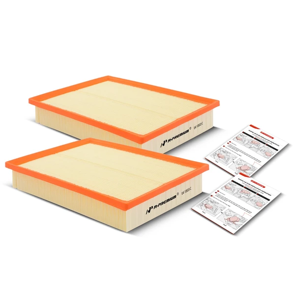 2 Pcs Engine Air Filter for Lexus GX460 10-22 Toyota 4Runner FJ Cruiser 10-14