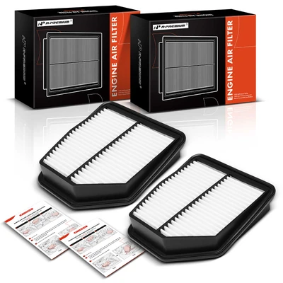 2 Pcs Engine Air Filter