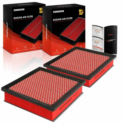 2 Pcs High Performance Engine Air Filter