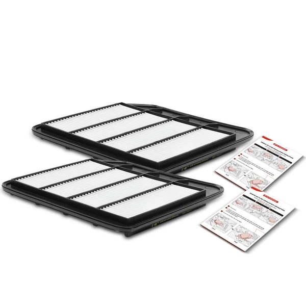 2 Pcs Engine Air Filter for INFINITI QX56 11-13 QX80 14-22 Nissan Armada 17-22