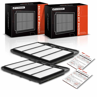 2 Pcs Engine Air Filter