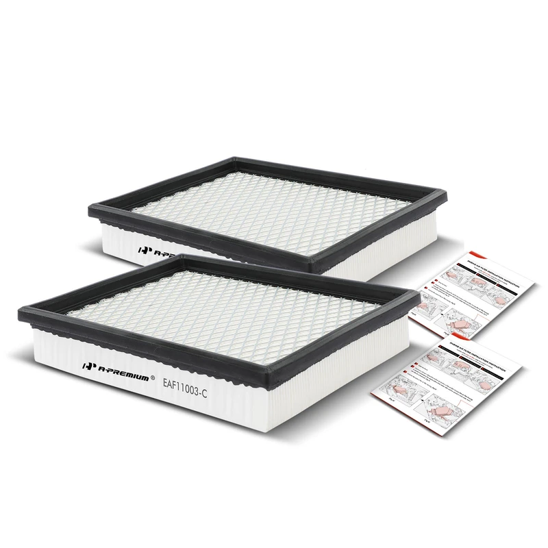 2 Pcs Engine Air Filter for Chevrolet Corvette 2005-2007 Cadillac XLR 2006-2009