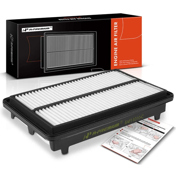 Engine Air Filter with Rigid Panel for 2010-2013 Acura MDX