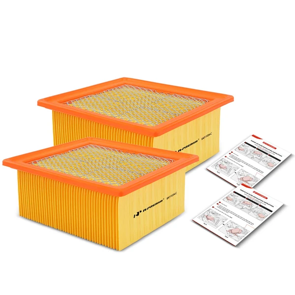 2 Pcs Engine Air Filter for Dodge Ram 2500 2003-2009 Ram 3500 2003-2008 L6 5.9L