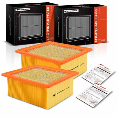 2 Pcs Engine Air Filter