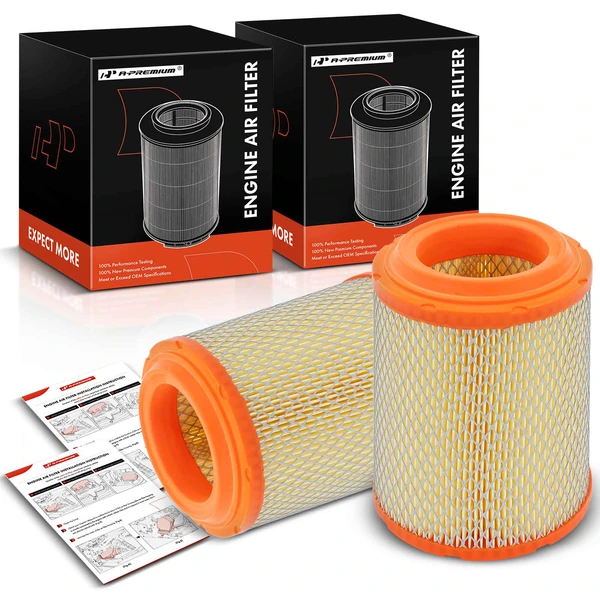 2 Pcs Engine Air Filter for 2011-2012 Dodge Caliber