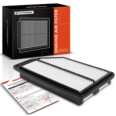 Engine Air Filter with Rigid Panel