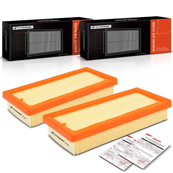 2 Pcs Engine Air Filter for Mercedes-Benz GLE580 2020-2023 S580 2021-2023 S560