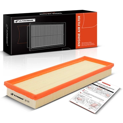 Engine Air Filter with Flexible Panel