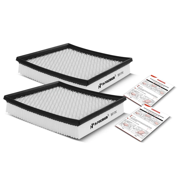 2 Pcs Engine Air Filter for Chrysler 200 Dodge Avenger 11-14 Journey 11-19 V6 3.6L