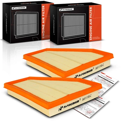 2 Pcs Engine Air Filter