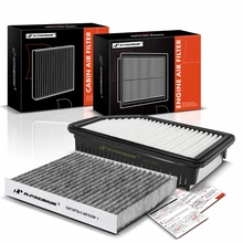 Engine & Activated Carbon Cabin Air Filter for 2012-2013 Kia Soul