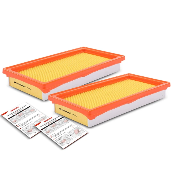 2 Pcs Engine Air Filter for Nissan Versa 2012-2019 Micra 2015-2019 L4 1.6L