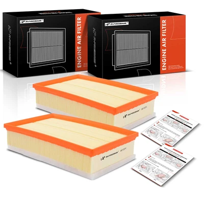 2 Pcs Engine Air Filter