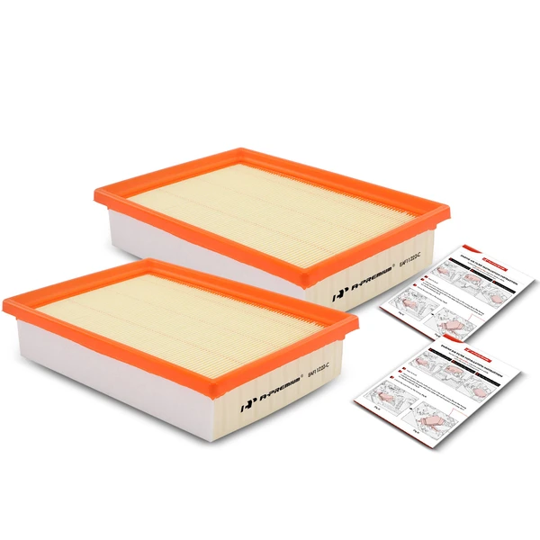 2 Pcs Engine Air Filter for Chevrolet Sonic 2012-2020 L4 1.4L 1.8L