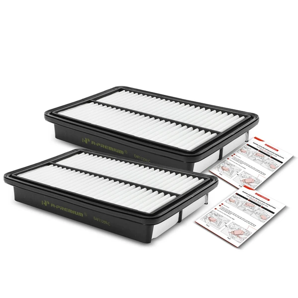 2 Pcs Engine Air Filter for Mazda 3 2012-2018 3 Sport 6 CX-5 2013-2022 L4 2.0L 2.5L