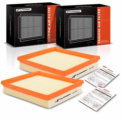2 Pcs Engine Air Filter