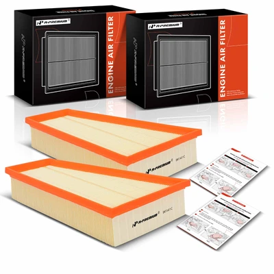 2 Pcs Engine Air Filter
