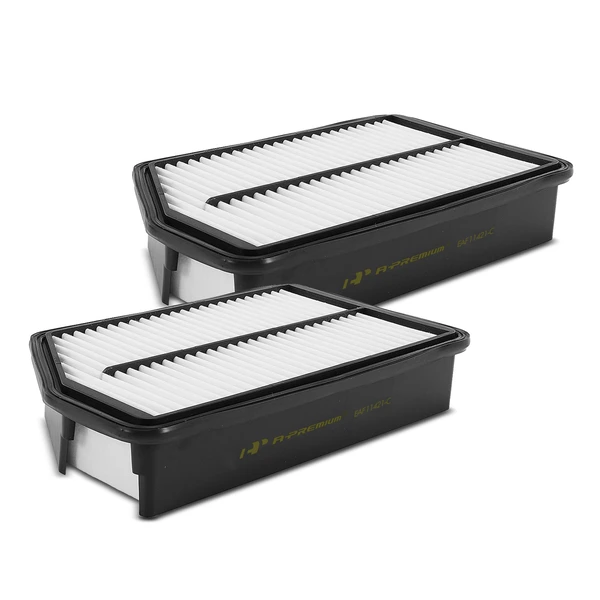 2 Pcs Front Engine Air Filter for Hyundai Accent Veloster Kia Rio 12-17 Soul 12-19