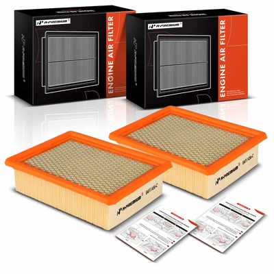 2 Pcs Engine Air Filter