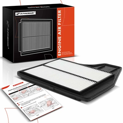 Engine Air Filter with Rigid Panel