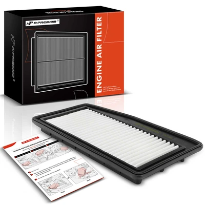 Engine Air Filter with Rigid Panel