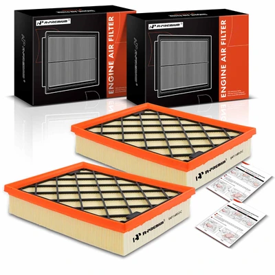 2 Pcs Engine Air Filter