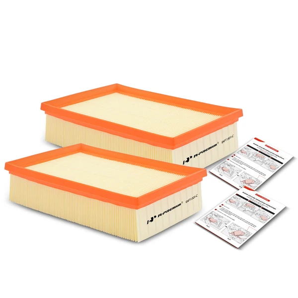 2 Pcs Engine Air Filter for Chevrolet Trax Buick Encore 2013-2022 L4 1.4L