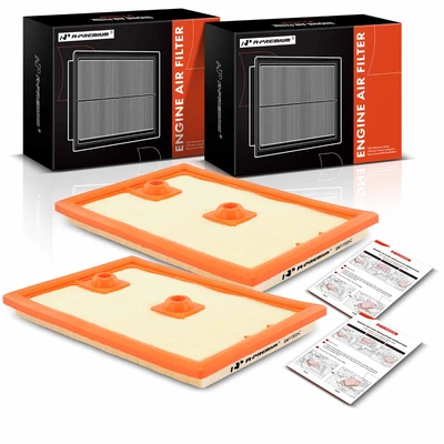 2 Pcs Engine Air Filter