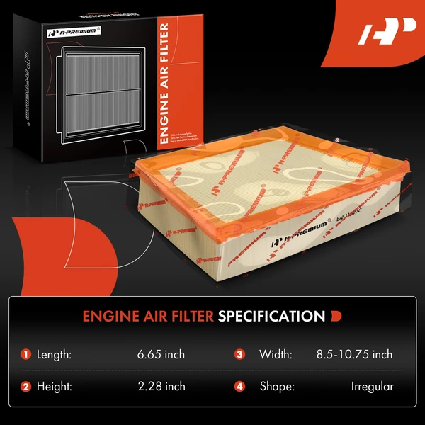 2 Pcs Engine Air Filter for Jaguar E-Pace Land Rover Discovery Sport 2018-2024