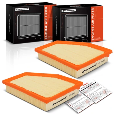 2 Pcs Engine Air Filter