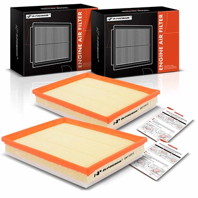 2 Pcs Engine Air Filter