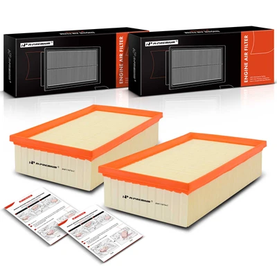 2 Pcs Engine Air Filter