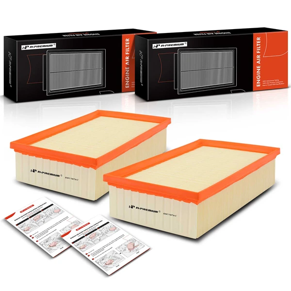 2 Pcs Engine Air Filter for 2016-2022 Audi TT Quattro