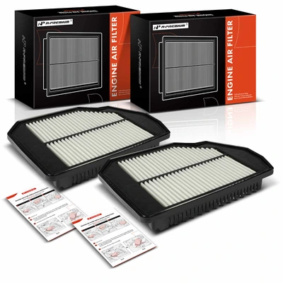 2 Pcs Engine Air Filter