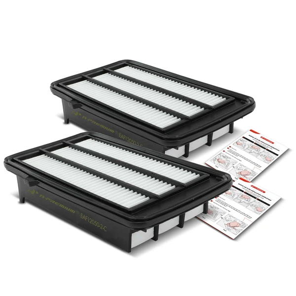 2 Pcs Engine Air Filter for Honda Civic 2016-2021 CR-V 2017-2022 L4 1.5L