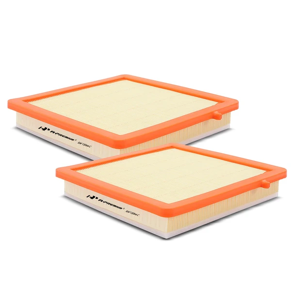 2 Pcs Engine Air Filter with Flexible Panel for Buick Envision 2016-2020 2.0L 2.5L