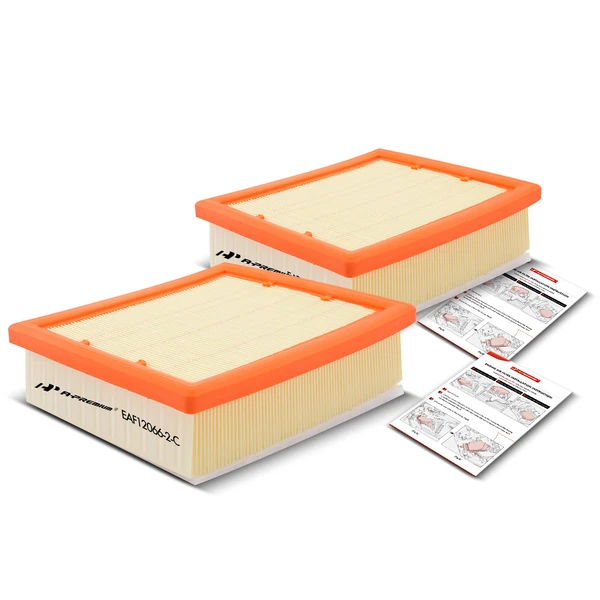 2 Pcs Engine Air Filter for Jeep Compass 17-21 Renegade Fiat 500X Ram ProMaster City