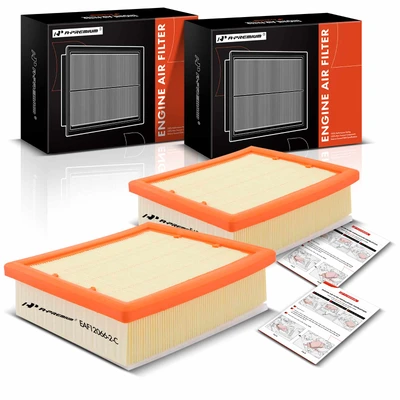 2 Pcs Engine Air Filter